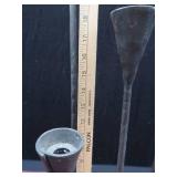 TALL HEAVY METAL CANDLE HOLDERS / FRAME
