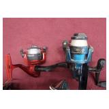 BOX OF FISHING REELS