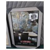 BRAND NEW LARGE FRAMES AND MODERN LAMP