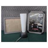 BRAND NEW LARGE FRAMES AND MODERN LAMP