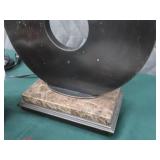 MODERN LAMP AND SANTA STUFF