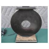 MODERN LAMP AND SANTA STUFF