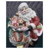 MODERN LAMP AND SANTA STUFF