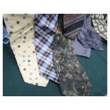 CARRY ON LUGGAGE FULL OF DESIGNER TIES