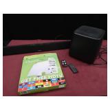 POLK AUDIO SOUND BAR AND BASS + BRAND NEW ANTENNA