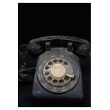 VINTAGE BLACK ROTARY PHONE