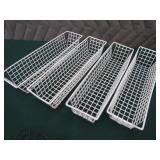 THREE METAL BASKETS PLUS MORE KITCHEN GOODIES