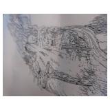 LARGE VINTAGE STAMP COLLECTION + POSTCARDS AND ART