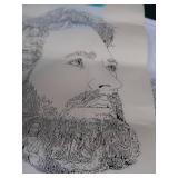 LARGE VINTAGE STAMP COLLECTION + POSTCARDS AND ART