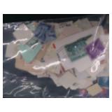 LARGE VINTAGE STAMP COLLECTION + POSTCARDS AND ART