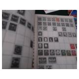 LARGE VINTAGE STAMP COLLECTION + POSTCARDS AND ART