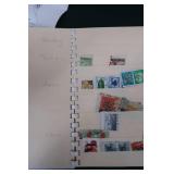 LARGE VINTAGE STAMP COLLECTION + POSTCARDS AND ART