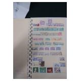 LARGE VINTAGE STAMP COLLECTION + POSTCARDS AND ART