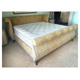 Opulent Upholstered King Bed