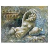 Original Nude Painting by J. Edward