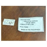 Pair of Circle of Curves Drum Tables by Lexington