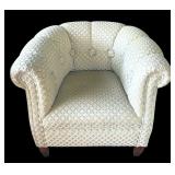 Pair of TreCi Salotti Upholstered Chairs