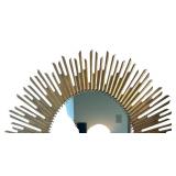 Salon Sunburst Oval Mirror by Bernhardt