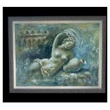 Original Nude Painting by J. Edward