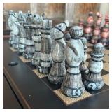 Elegant Chess Table / Game Table with Chairs