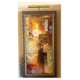 "Ponder II" Original Framed Painting by Lunden