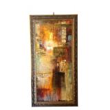 "Ponder II" Original Framed Painting by Lunden