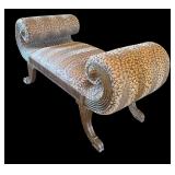 Gorgeous French Style Upholstered Bench