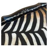 Garcia Imports Zebra Print Tray