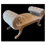Gorgeous French Style Upholstered Bench