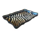 Garcia Imports Zebra Print Tray
