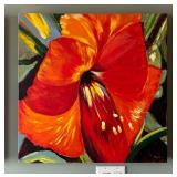 Four Vibrant Floral Original Paintings by Selina Taylor
