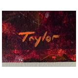 Four Vibrant Floral Original Paintings by Selina Taylor