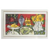 "Still Life with Fish" Signed Original Painting