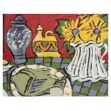 "Still Life with Fish" Signed Original Painting