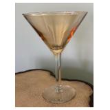 Six Shimmering Martini Glasses