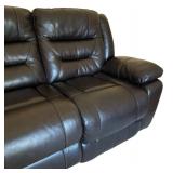 Luxurious Duo Reclining Leather Sofa
