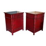 Pair of Faux Bamboo Nightstands, Novwell & Co?