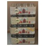 Collection of Kerr Mason Jars and Lids