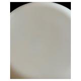Eleven White Dinner Plates
