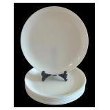 Eleven White Dinner Plates
