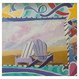 Original Beach Motif Painting