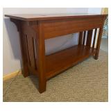 Arts and Crafts Style Console Table
