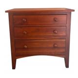 Cherry Expressions Three Drawer Nightstand / Tradewins Cherry Expressions Three Drawer Nightstand