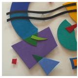 Original Geometric 3D Artwork Angela Reichert / Original Mixed Media Artwork by Angela Reichert