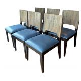 Set of Six Elegant Dining Chairs