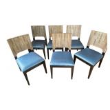 Set of Six Elegant Dining Chairs