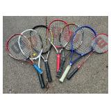 Variety of Rackets by Wilson and Head