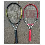 Variety of Rackets by Wilson and Head