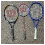 Variety of Rackets by Wilson and Head