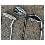 Variety of Golf Clubs by Taylor Made, Odyssey, Callaway and Precept